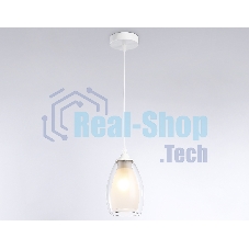 Светильник Ambrella light TR3534 WH/CL/FR белый/прозрачный/белый матовый E27 max 40W D120*800