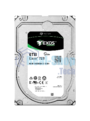 Жесткий диск HDD SATA Seagate 6Tb, ST6000NM021A, Exos 7E8, 7200 rpm, 256Mb buffer (аналог ST6000NM0115)