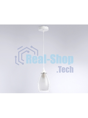 Светильник Ambrella light TR3534 WH/CL/FR белый/прозрачный/белый матовый E27 max 40W D120*800