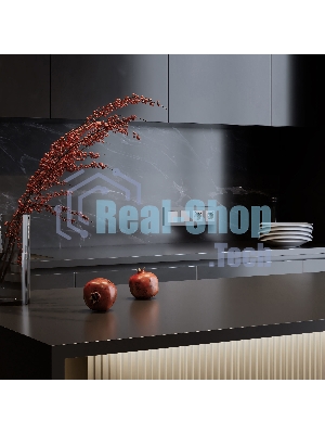 Рамка на 4 поста Slab (серебро софт) W0042965