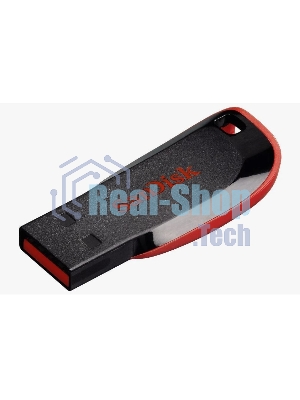 Флешка USB Sandisk CZ50 Cruzer Blade (SDCZ50-064G-B35), 64Gb, USB 2.0, R/W 15/4, черный/красный