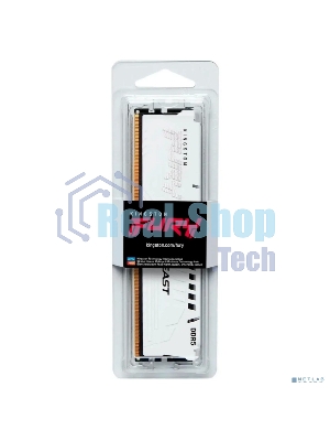 Оперативная память Kingston Fury Beast Expo, DDR5, 16Gb (1x16 GB), 6400 MHz, CL32, DIMM, радиатор, белый