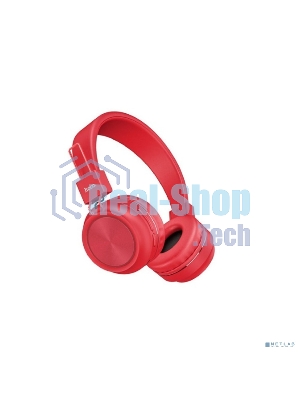 Беспроводные/проводные наушники Hoco W25 красный, полноразмерные, Bluetooth + проводной, до 12 ч.