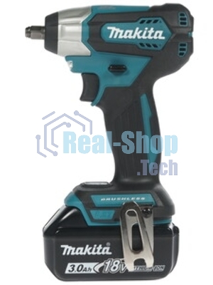 Гайковерт акк MAKITA DTW180RFE б\щет, 18В, 2x3Ач, Li-ion, 3600у\м, 180Нм, квадрат 3\8