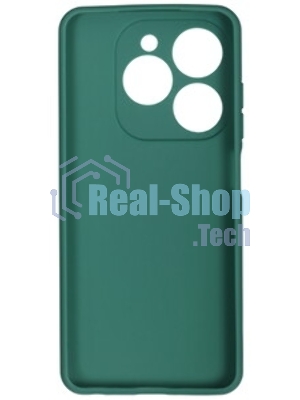 Чехол (клип-кейс) BoraSCO для Tecno Spark 20/20C/Go 2024/Pop 8 Microfiber Case зеленый опал