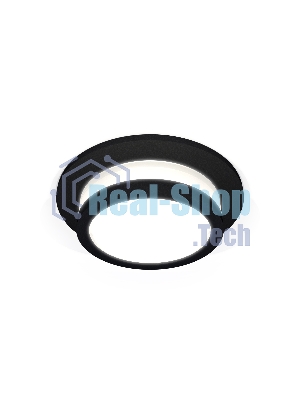 Комплект встраиваемого светильника Ambrella light XC6513060 SBK/FR черный песок/белый матовый MR16 GU5.3 (C6513, N6221)