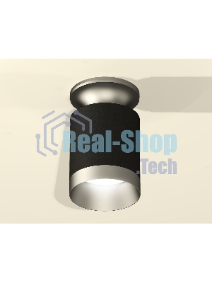Светильник Ambrella Light XS6302140 SBK/MCH черный песок/хром матовый MR16 GU5.3 (N6904, C6302, N6133)