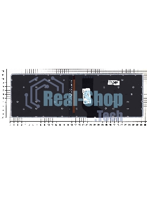 Клавиатура для ноутбука Acer Aspire VN7-593G черная с красной подсветкой