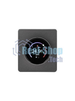 Терморегулятор Kranz KR-78-0728-2 ROUND Wi-Fi с/у титан