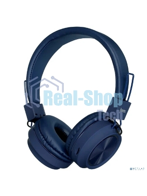 Беспроводные/проводные наушники Hoco W25 синий, полноразмерные, Bluetooth + проводной, до 12 ч.