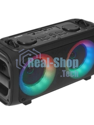 Колонка портативная Hyundai H-PS1030 черный/черный 40 Вт 2.0 BT 10м 3600mAh