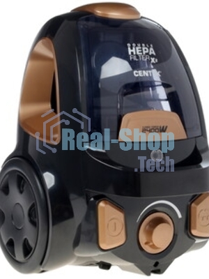Пылесос Centek CT-2534 черный/бронзовый, 450/2400 Вт, уборка сухая, пылесборник контейнер 2 л
