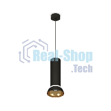 Светильник Ambrella Light XP8192101 SBK/PYG/CL черный песок/золото желтое полированное/прозрачный GX53 (A2333, C8192, N8145)