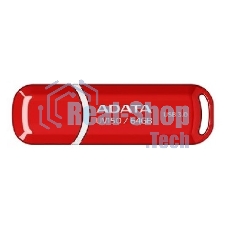 Флешка USB ADATA UV150 (AUV150-64G-RRD), 64Gb, USB 3.0, R/W 100/30, красный
