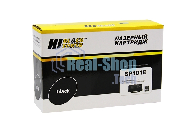Тонер Картридж Hi-Black SP101E черный, для Ricoh Aficio SP100/100SF/100SU, 2К(аналог SP101E)