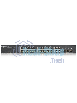 Коммутатор Zyxel NebulaFlex GS192024HPV2-EU0101F 24G 24PoE+ 375W управляемый