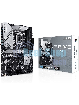 Материнская плата ASUS PRIME Z790-P, LGA 1700, Intel Z790, 4xDDR5, 4xSATA, 3xM.2 PCIe 4.0 x4, 1xPCIe 5.0 x16, 3xPCIe x4, 1xPCIe x1, 1xHDMI, 1xDP, 1xUSB-C 3.2 Gen 2x2, 1xUSB 3.2 Gen 2, 2xUSB 3.2 Gen 1, 4xUSB 2.0, 1x 2.5Gb LAN, 3x3.5 мм, 7.1, ATX