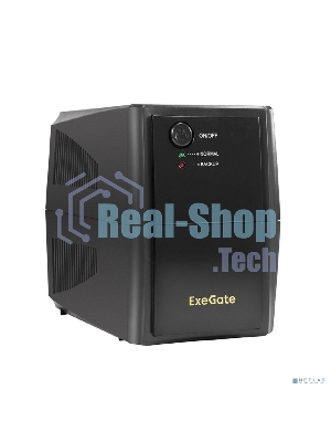 Источник бесперебойного питания ExeGate SpecialPro UNB-500.LED.AVR.2SH 500VA/300W, LED, AVR, 2*Schuko, черный