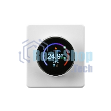 Терморегулятор Kranz KR-78-0728-1 ROUND Wi-Fi с/у перламутр