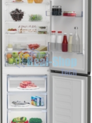 Холодильник Beko B1RCSK362G серый двухкамерный 230/113л морозилка снизу