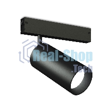 Светильник светодиодный трековый для шинопровода Magnetic Ambrella light GL1640 BK черный IP20 24W 4200K 220V 36° D65*140 (Без ПДУ)