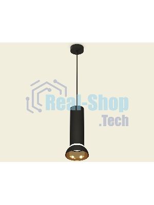 Светильник Ambrella Light XP8192101 SBK/PYG/CL черный песок/золото желтое полированное/прозрачный GX53 (A2333, C8192, N8145)