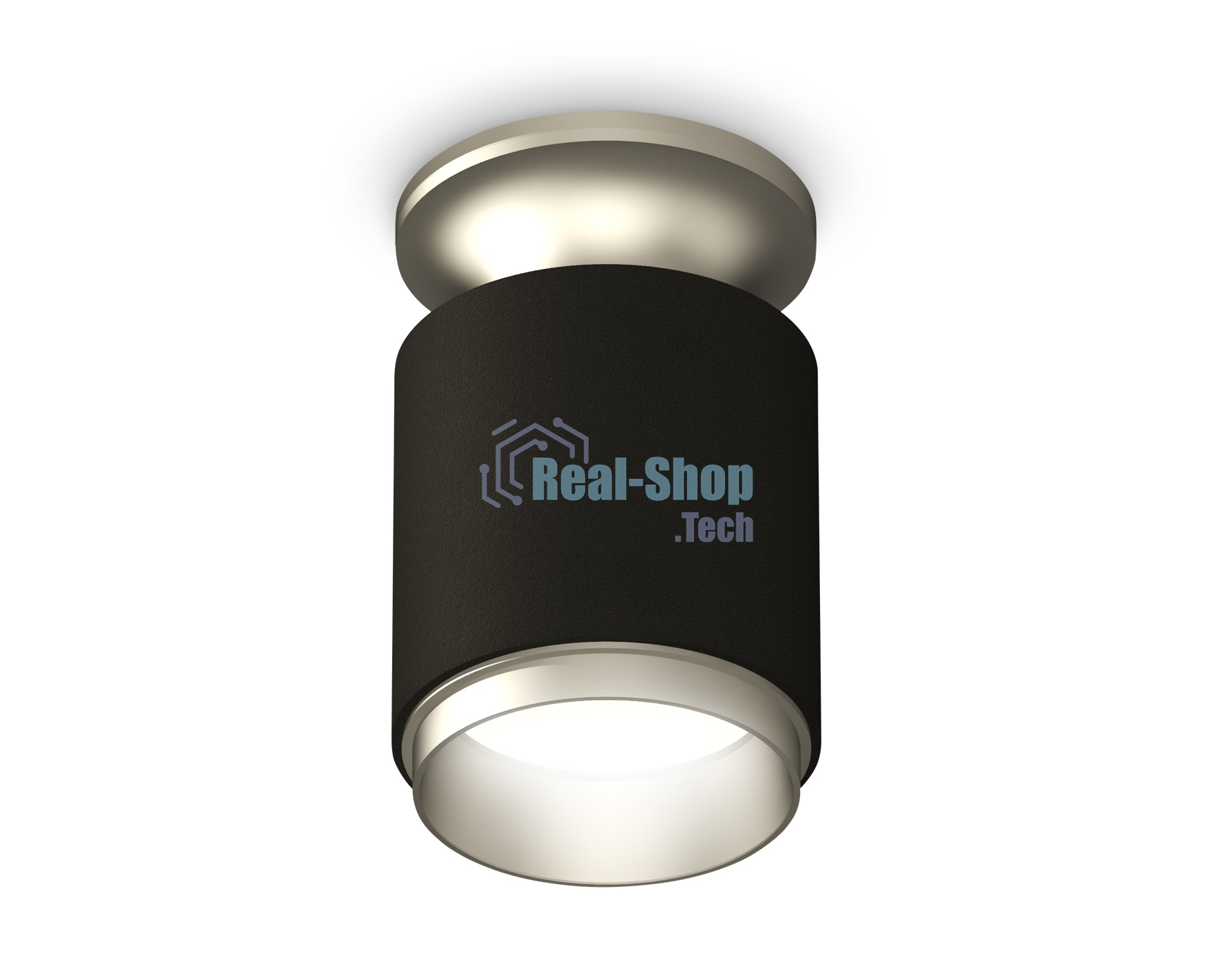 Светильник Ambrella Light XS6302141 SBK/MCH черный песок/хром матовый MR16 GU5.3 (N6904, C6302, N6123)