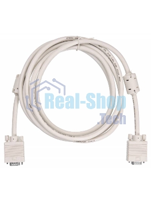 Кабель Buro CAB016S-10 VGA (m) VGA (m) 3м феррит.кольца серый