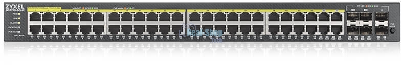 Коммутатор гибридный L2 PoE+ Zyxel NebulaFlex Pro GS2220-50HP, rack 19