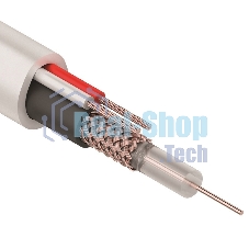 Кабель Rexant КВК-В-1,5+2x0,50 мм² (Cu/Cu) белый (бухта 200 м) 01-4012
