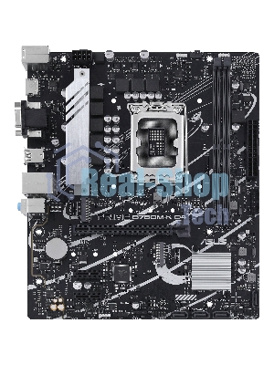 Материнская плата ASUS PRIME B760M-K D4, LGA 1700, Intel B760, 2xDDR4, 4xSATA, 2xM.2, 1xPCIe 4.0 x16, 2xPCIe x1, 1xHDMI, 1xVGA, 1x 2.5Gb LAN, 2xUSB-A 3.2 Gen 1, 2xUSB-A 2.0, 3x3.5 мм, 7.1, mATX