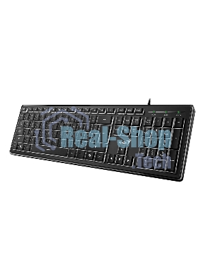 Клавиатура проводная Genius SlimStar 820, черный, USB, 104 клавиши 31310055402
