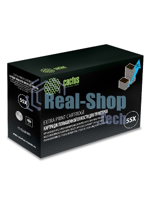 Картридж лазерный Cactus CS-CE255X-MPS черный (15000 стр.) для HP LaserJet M521 Pro 500 MFP, M521dn Pro MFP, M521dw Pro MFP, M525, M525c MFP, M525f, P3010, P3015, P3015d, P3015dn, P3015x