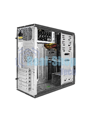 Компьютерный корпус Miditower ExeGate UN-604-UNS500 (ATX, БП UNS500 с вент. 12см, 2хUSB+2хUSB 3.0, аудио, черный)
