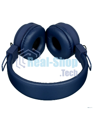 Беспроводные/проводные наушники Hoco W25 синий, полноразмерные, Bluetooth + проводной, до 12 ч.