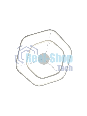 Светильник Ambrella light FL360/2 WH белый 4200K 48W D400/600*1200 (без ПДУ)