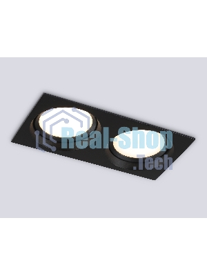 Светильник Ambrella light TN52235/2 BK черный IP20 GX53/2 220*110*44