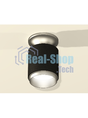 Светильник Ambrella Light XS6302141 SBK/MCH черный песок/хром матовый MR16 GU5.3 (N6904, C6302, N6123)