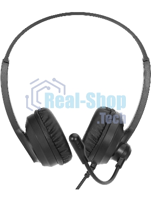 Гарнитура Oklick HS-M500 чёрный, проводная, USB