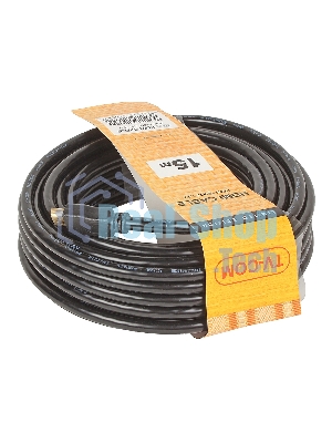 Кабель цифровой TV-COM HDMI19M to HDMI19M, V1.4+3D, 15m CG150S-15M