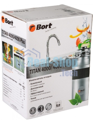Измельчитель пищевых отходов Bort TITAN 4000 Plus (91275776)