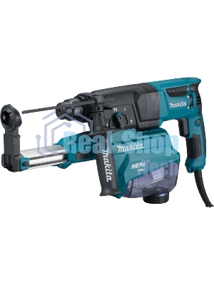 Перфоратор Makita HR2652 SDS+,800Вт,3реж,2.9Дж,0-4600у\м,3.0кг,чем,комплект д\сбора пыли с фильтро