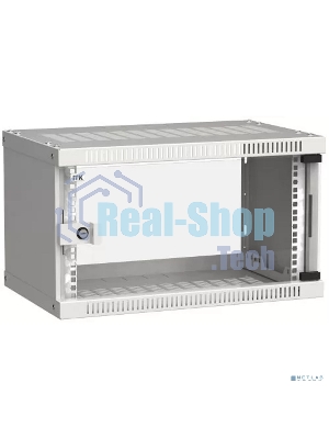 Шкаф LINEA WE 6U 550x350 мм дверь стекло серый ITK