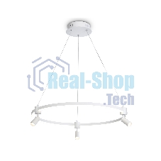 Светильник Ambrella light FL5292/1+3 WH белый 54W 3000K/4200K/6400K+4200K D600*1200 (ПДУ ИК)