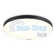 Потолочный светодиодный светильник Ambrella light FV5541 BK черный LED 130W 3000K D800*58 (Без ПДУ)