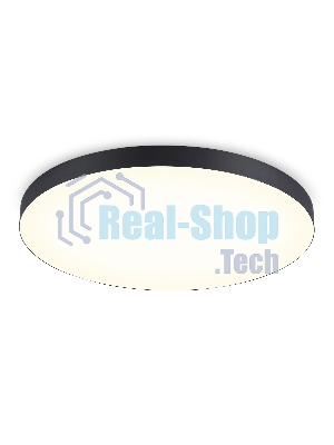 Потолочный светодиодный светильник Ambrella light FV5541 BK черный LED 130W 3000K D800*58 (Без ПДУ)