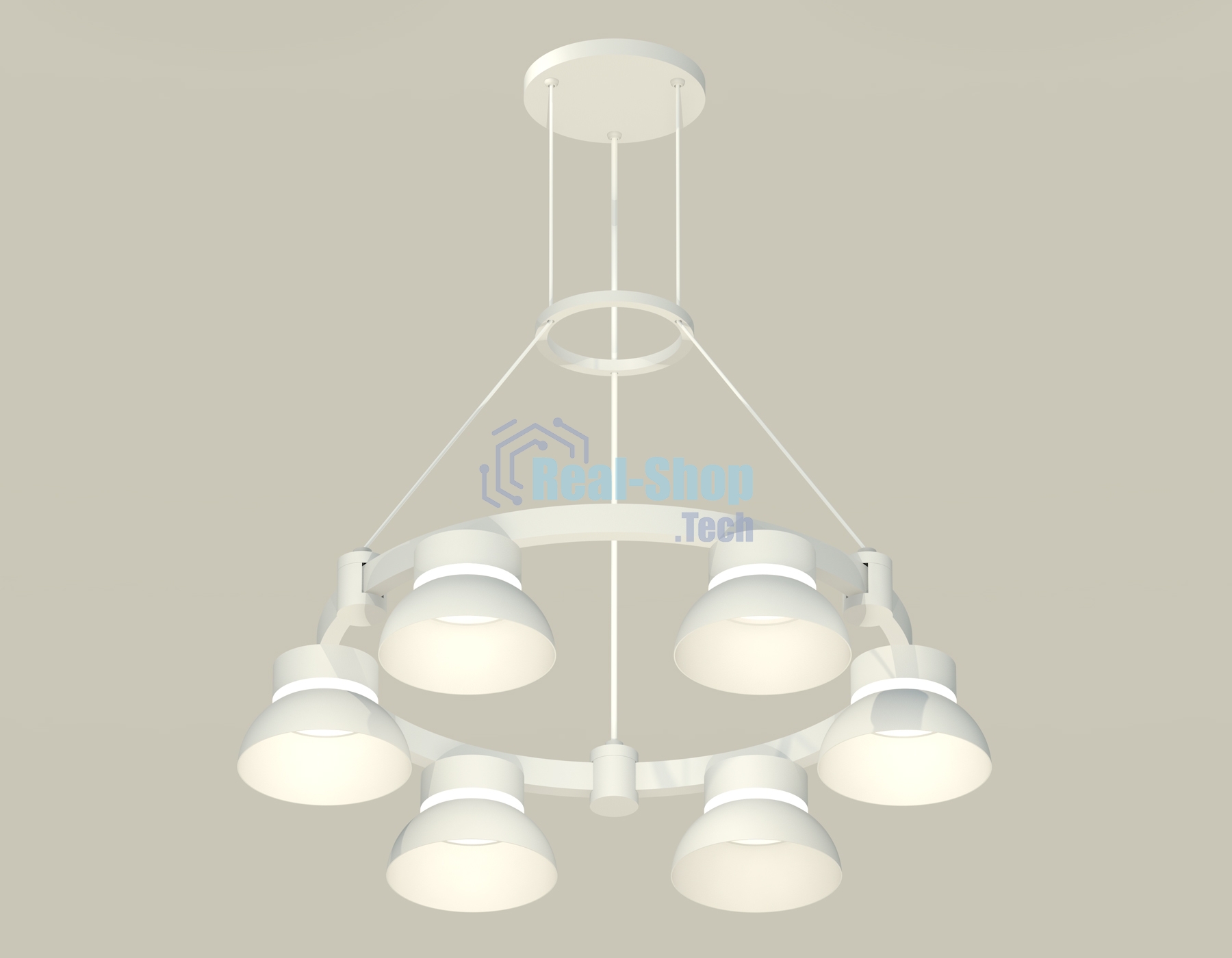 Светильник Ambrella light XR92031001/6 SWH/FR белый песок/белый матовый GX53 (A9203, C9231, N8140)
