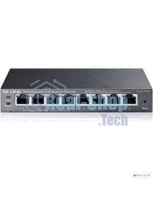 Коммутатор TP-Link SMB TL-SG108PE Easy Smart гигабитный 8-портовый коммутатор с 4 портами PoE