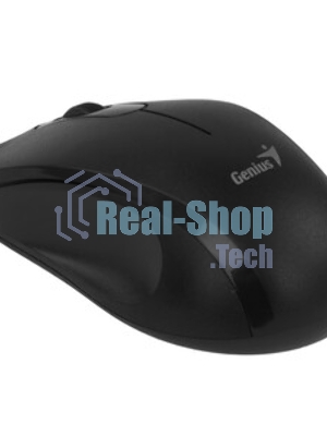 Мышь проводная Genius DX-101 черный, 1200 dpi, USB, кнопки - 3