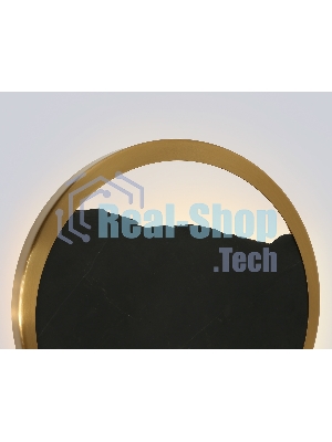 Настенный светильник Ambrella light LH53613 BS/BK латунь/черный 9W 3000K D250*55
